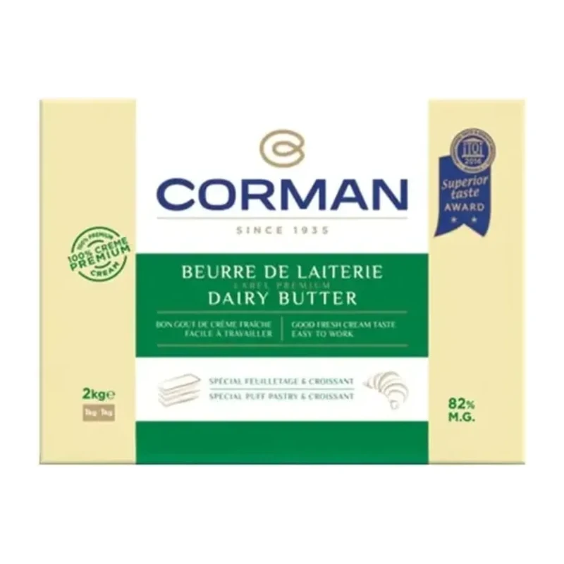 Corman Dairy Butter Sheet 82%